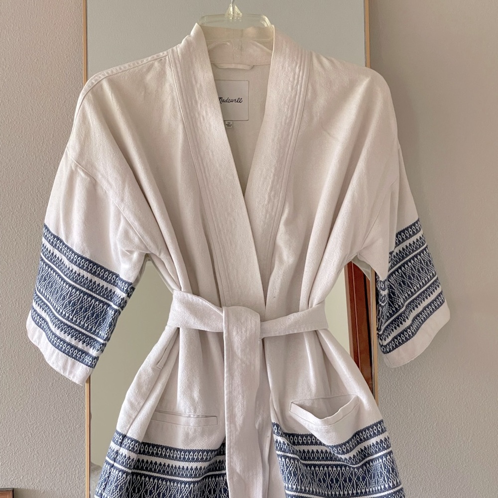 Boho Madewell summer embroidered jacket